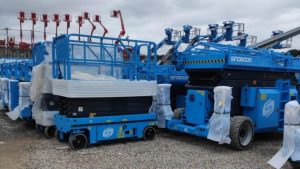 Tire Organize Manlift Platform